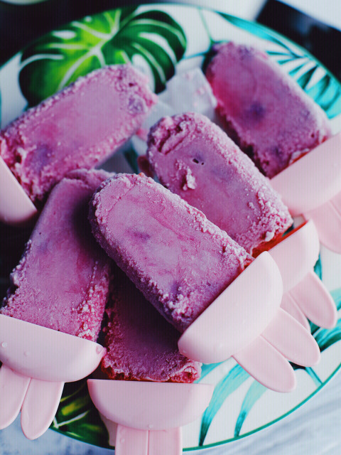 紫薯酸奶冰淇淋