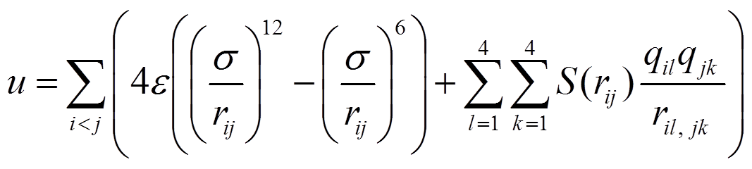 水分子的力场模型