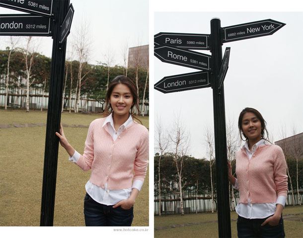  p>鞠知延,韩国当红广告模特和潜力演员.