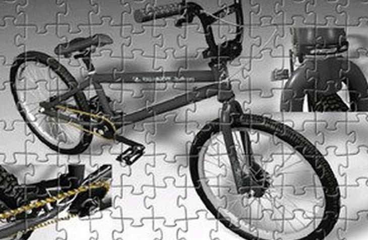 山地车拼图