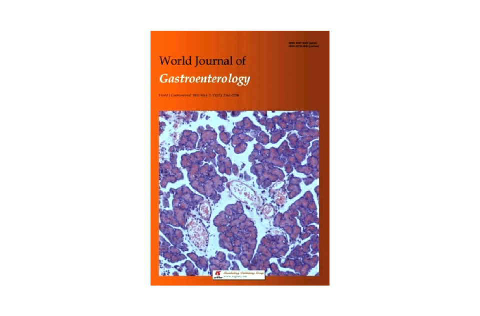 world journal of gastroenterology