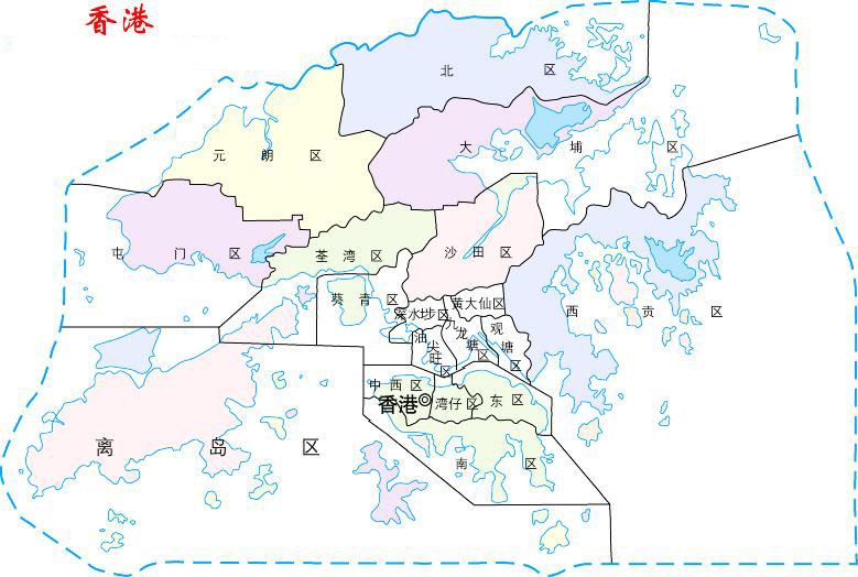 data-lemmaid="128775">香港 /a>分为十八个行政分区,每行政区设一个