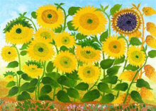 常秀峰《向日葵》