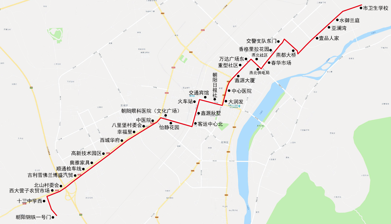  p>朝阳公交20路(chaoyang bus line 20),运营于中国辽宁省朝阳市 a