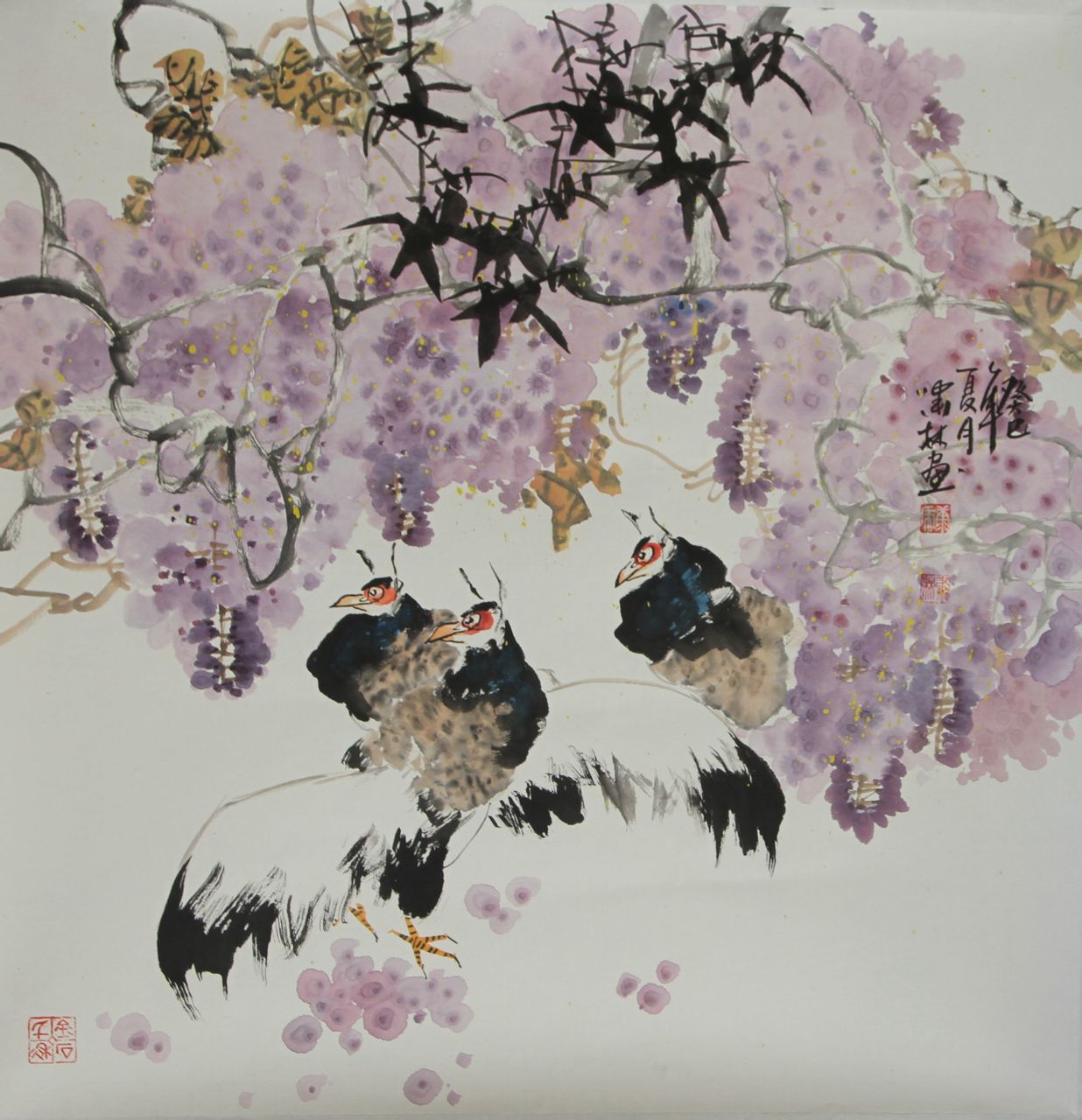 笔名啸林,1970年生于甘肃礼县,自幼酷爱书画,师从于著名画家高冠华, a