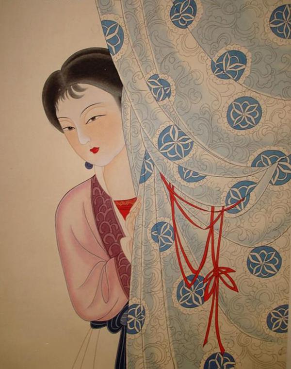 国画巨匠娶女儿同学为妻，婚后以她为题画了幅画，现拍出4千多万_百科TA说