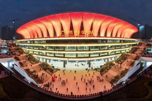 广州白云站动图