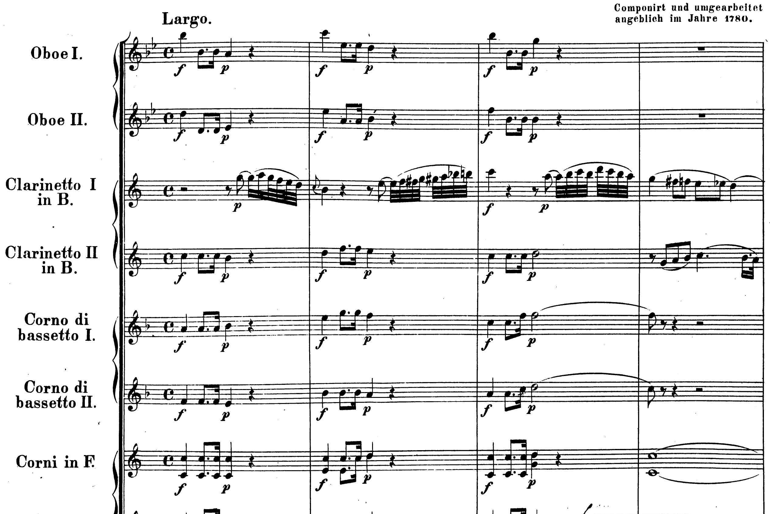 降b大调管乐小夜曲