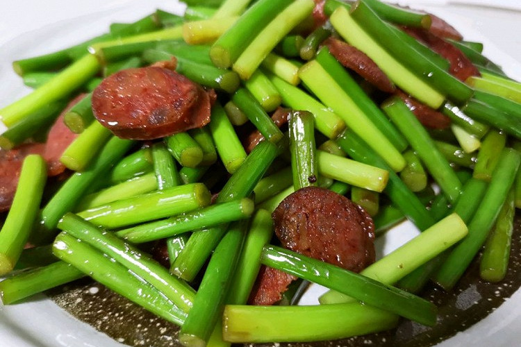 素炒蒜苗