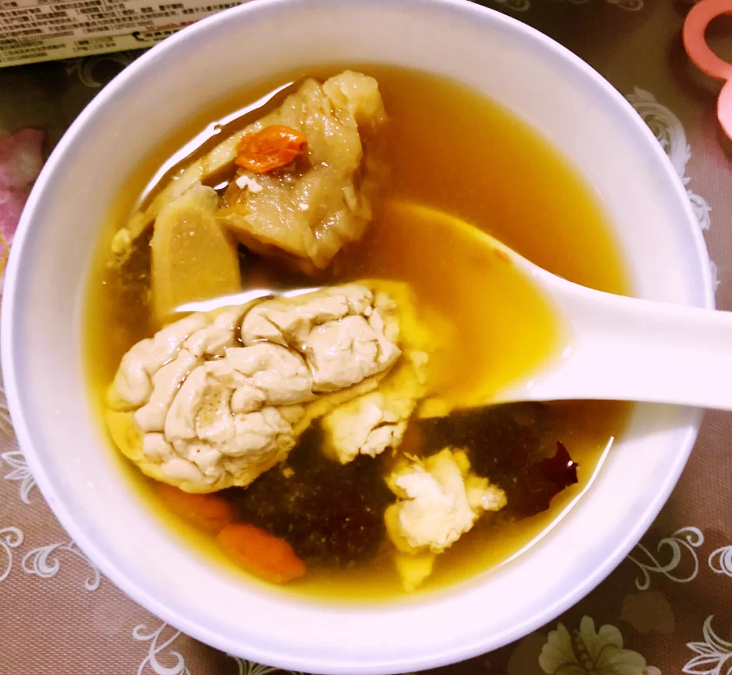 天麻猪脑羹