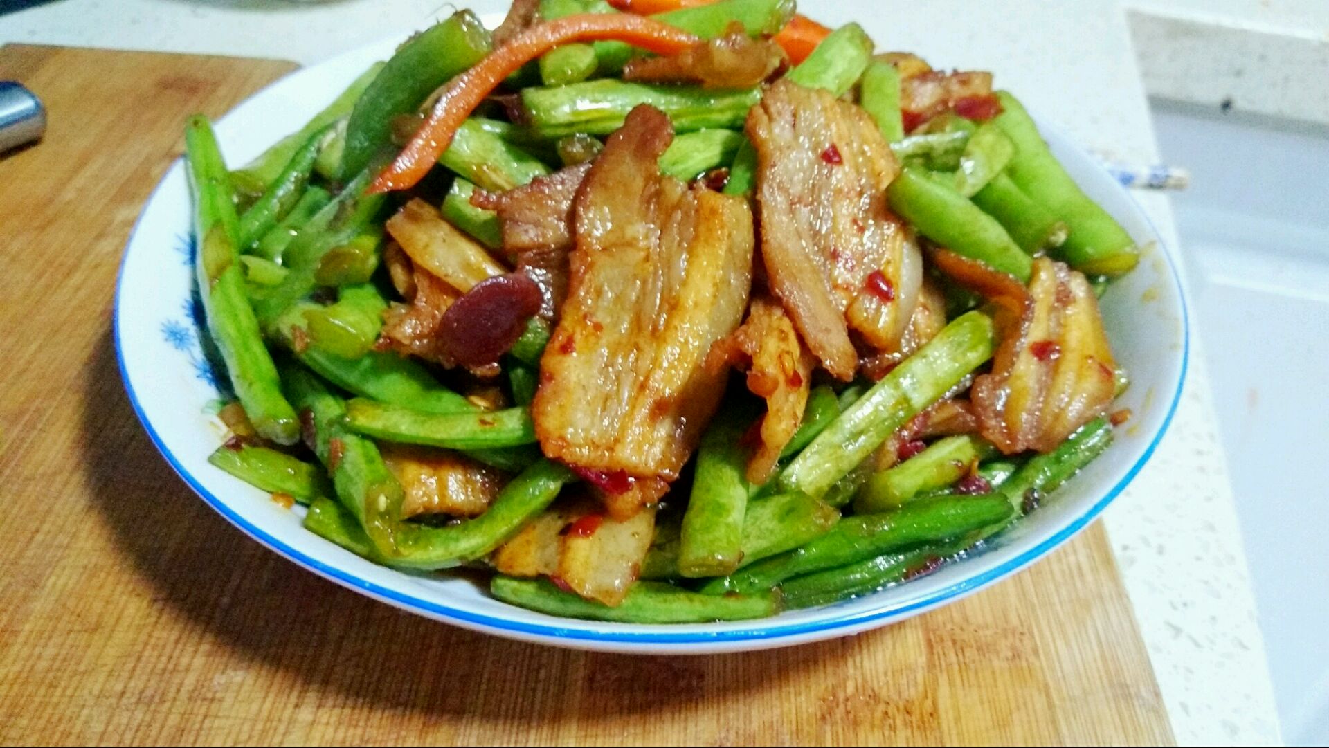 干豆角回锅肉