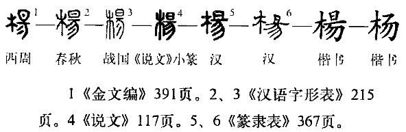 杨（汉语汉字）_百度百科