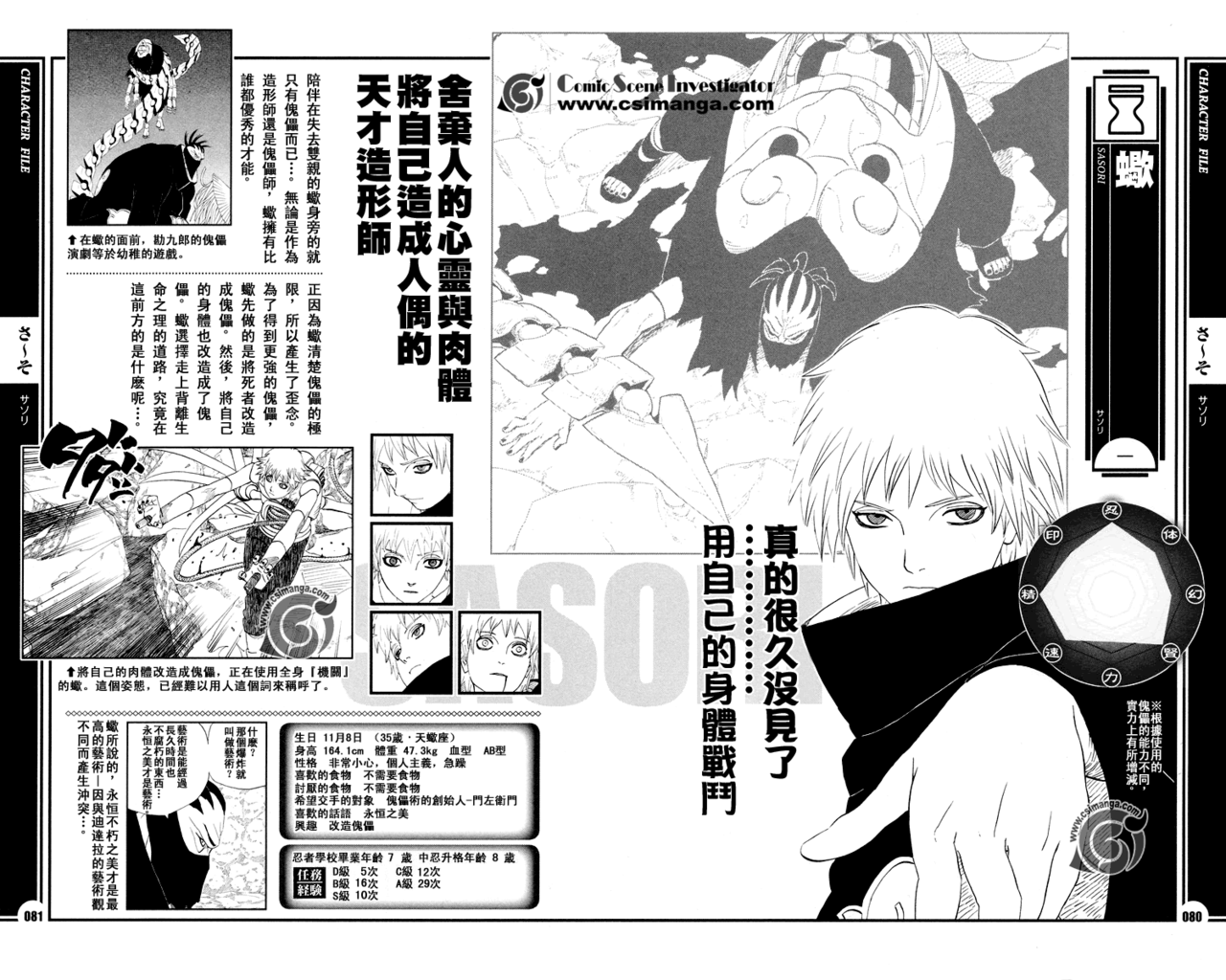  p>蝎,日本漫画《火影忍者》及其衍生作品中的角色,"晓"成员之一,代号