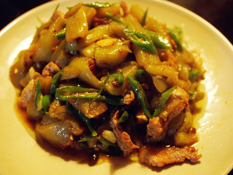 尖椒肉片茄子