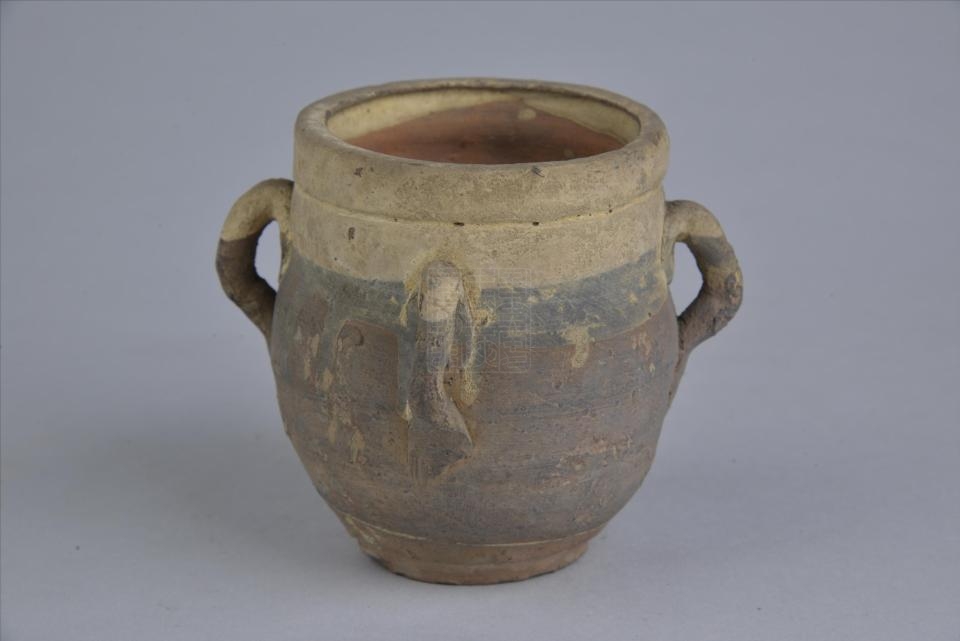 宋邛窑四耳瓷罐