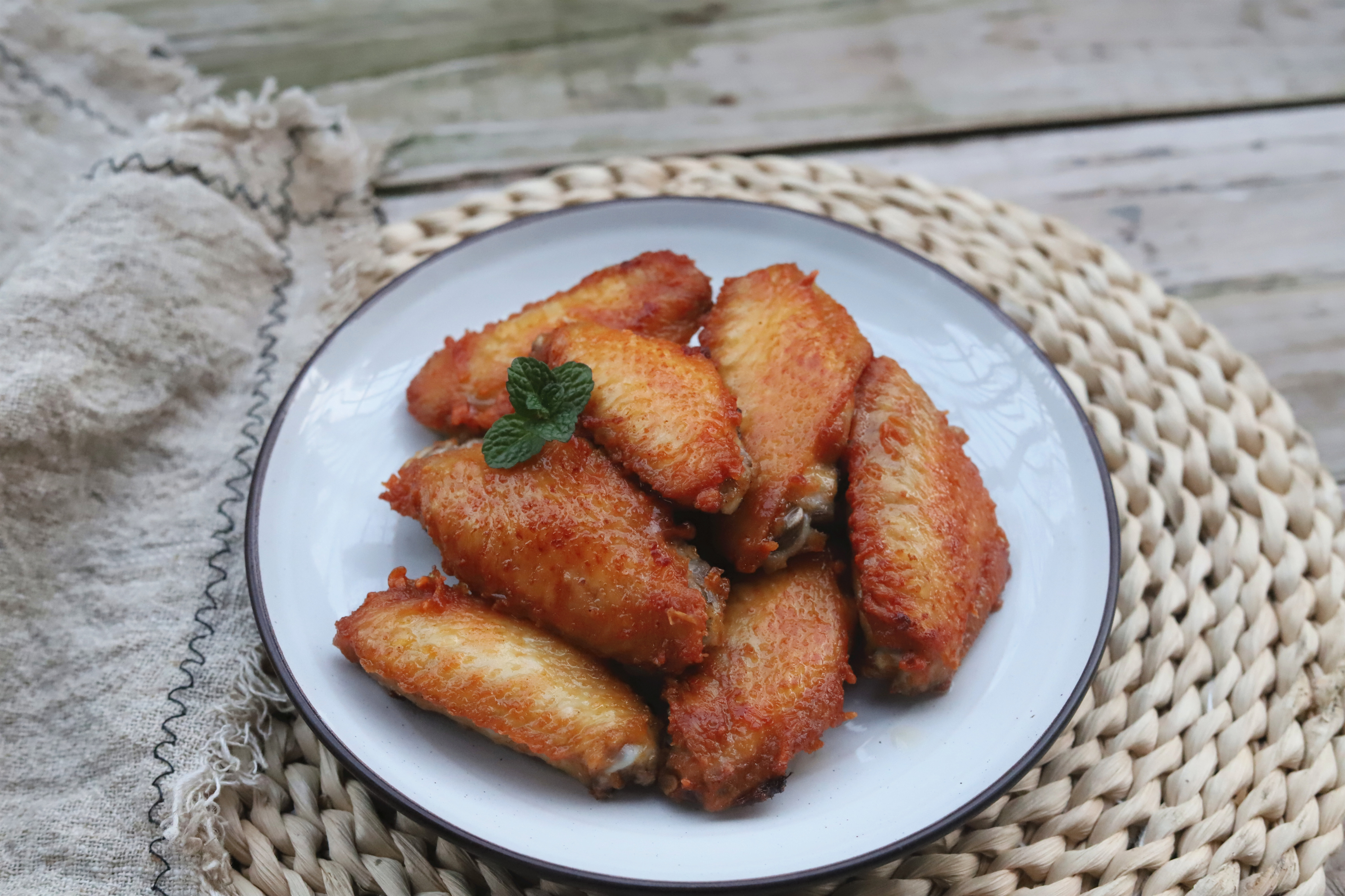 【果香煎鸡翅】