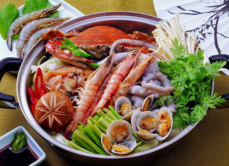 日式海鲜火锅