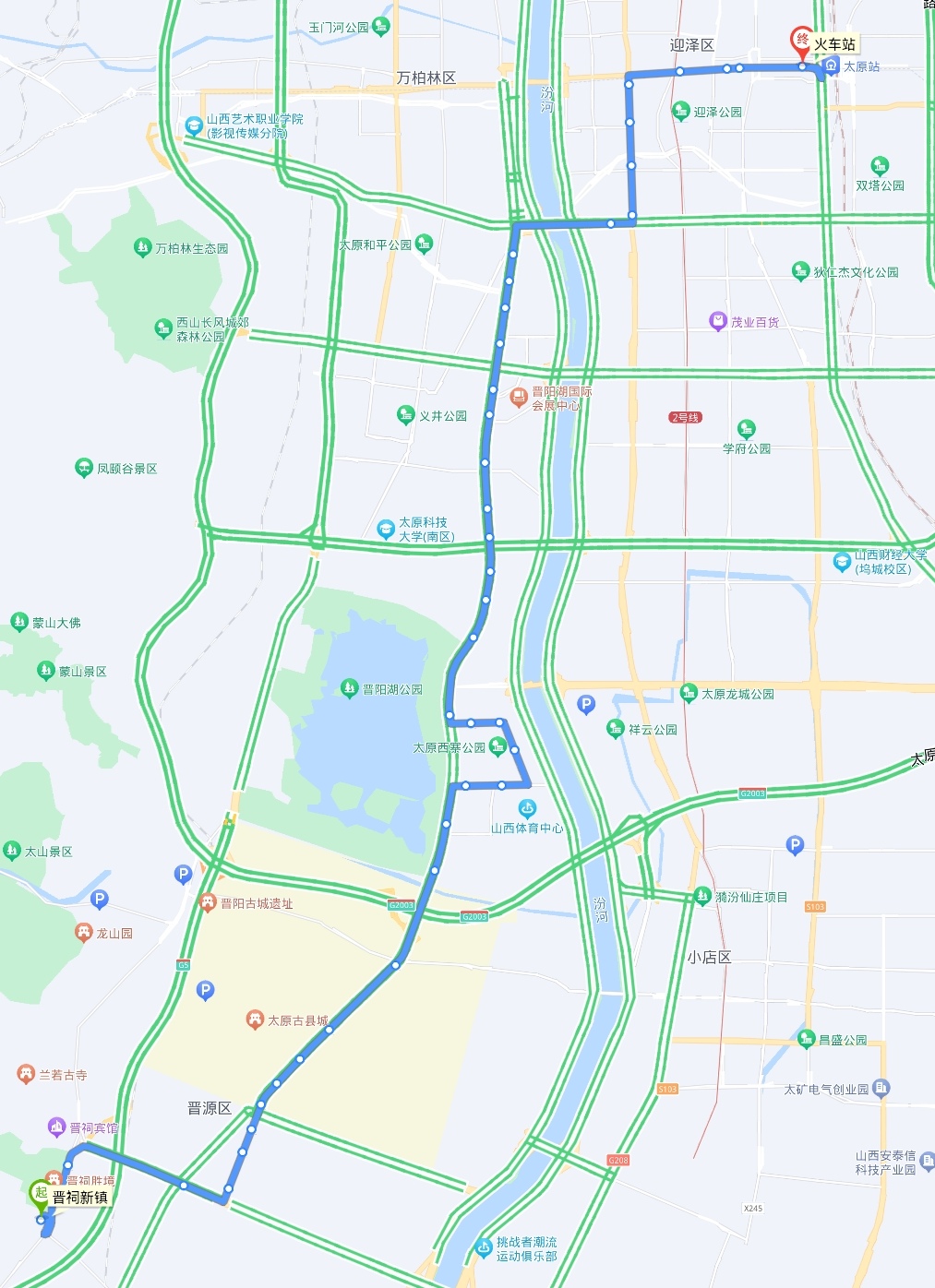 太原公交804路