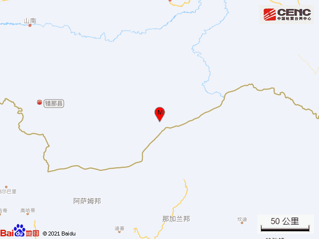 2022年7月8日错那3.4级地震