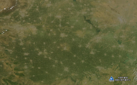 拍摄卫星：风云三号D星 拍摄地点：中国 华北平原