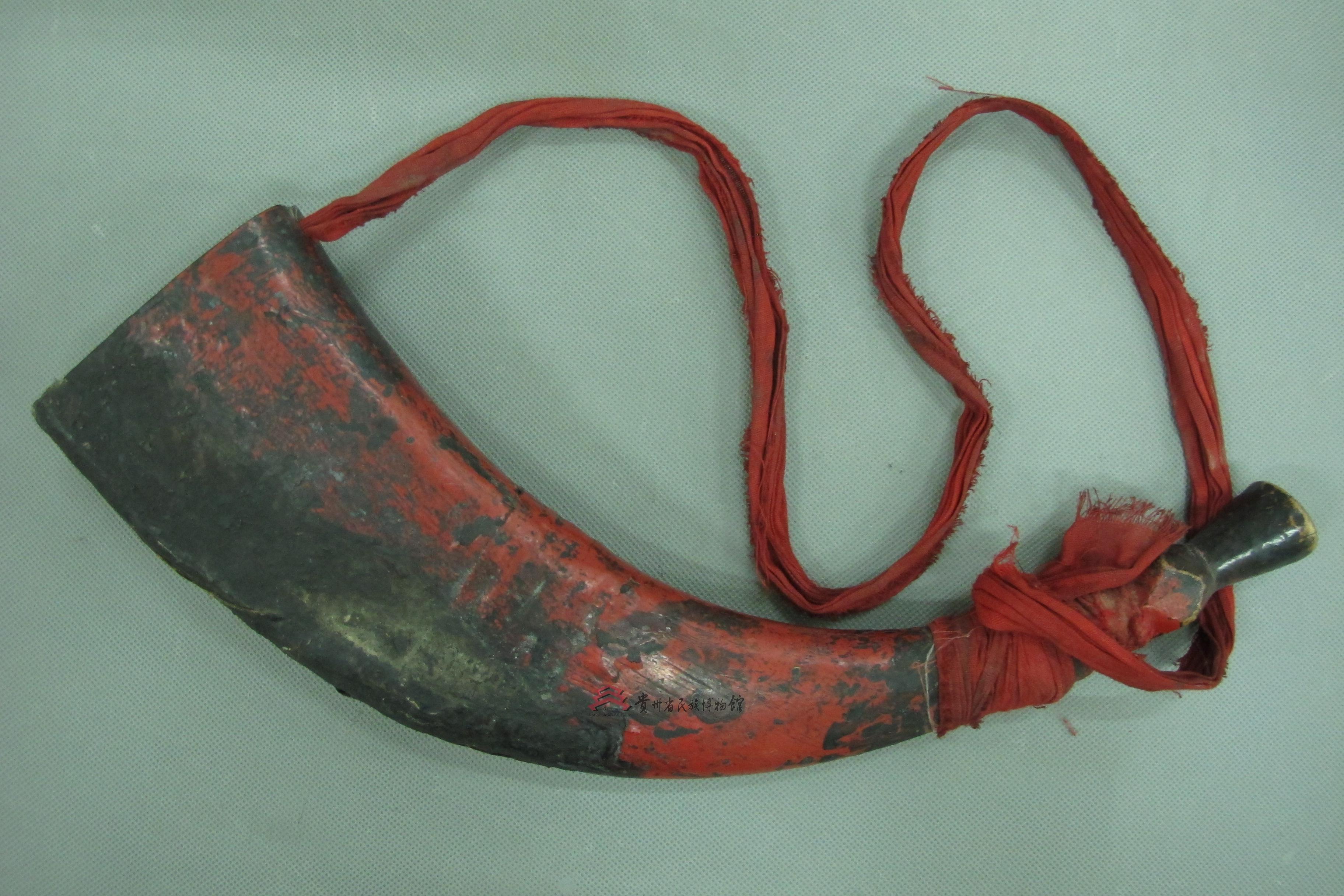 当代德江傩堂戏道具牛角