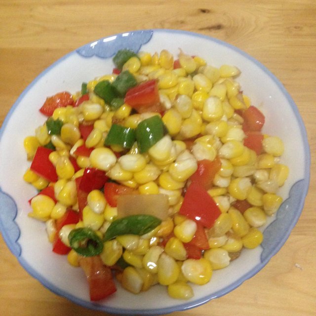 彩椒玉米