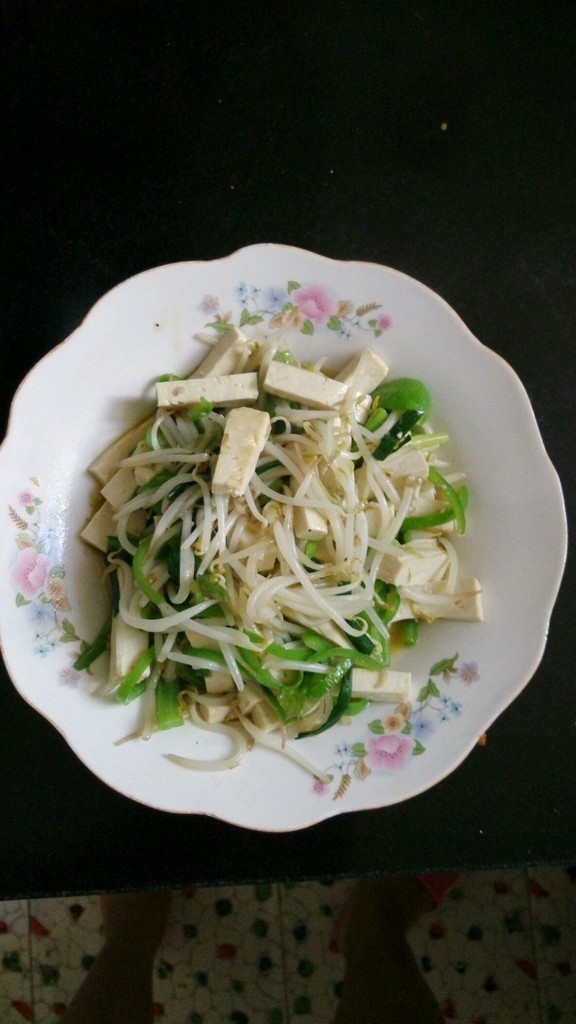 豆芽豆腐