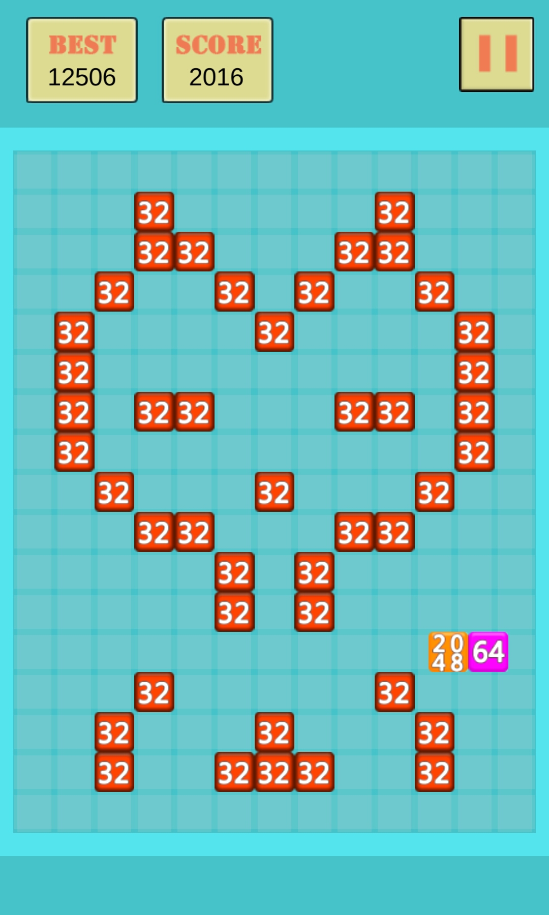  p>一款贪吃蛇和2048完美结合的游戏!