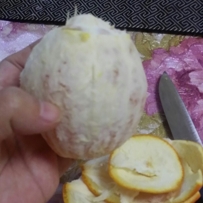 迅速剥橙子不脏手