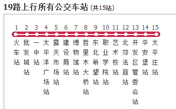 通辽公交19路