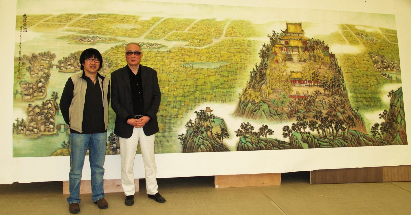 王作均,1960年生于北京,祖籍杭州;1983年考入中国美术学院国画系山水