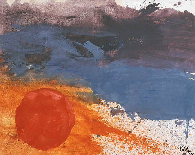  p>《乌云将逝》是1997年刘迅创作的一幅油画作品. /p>