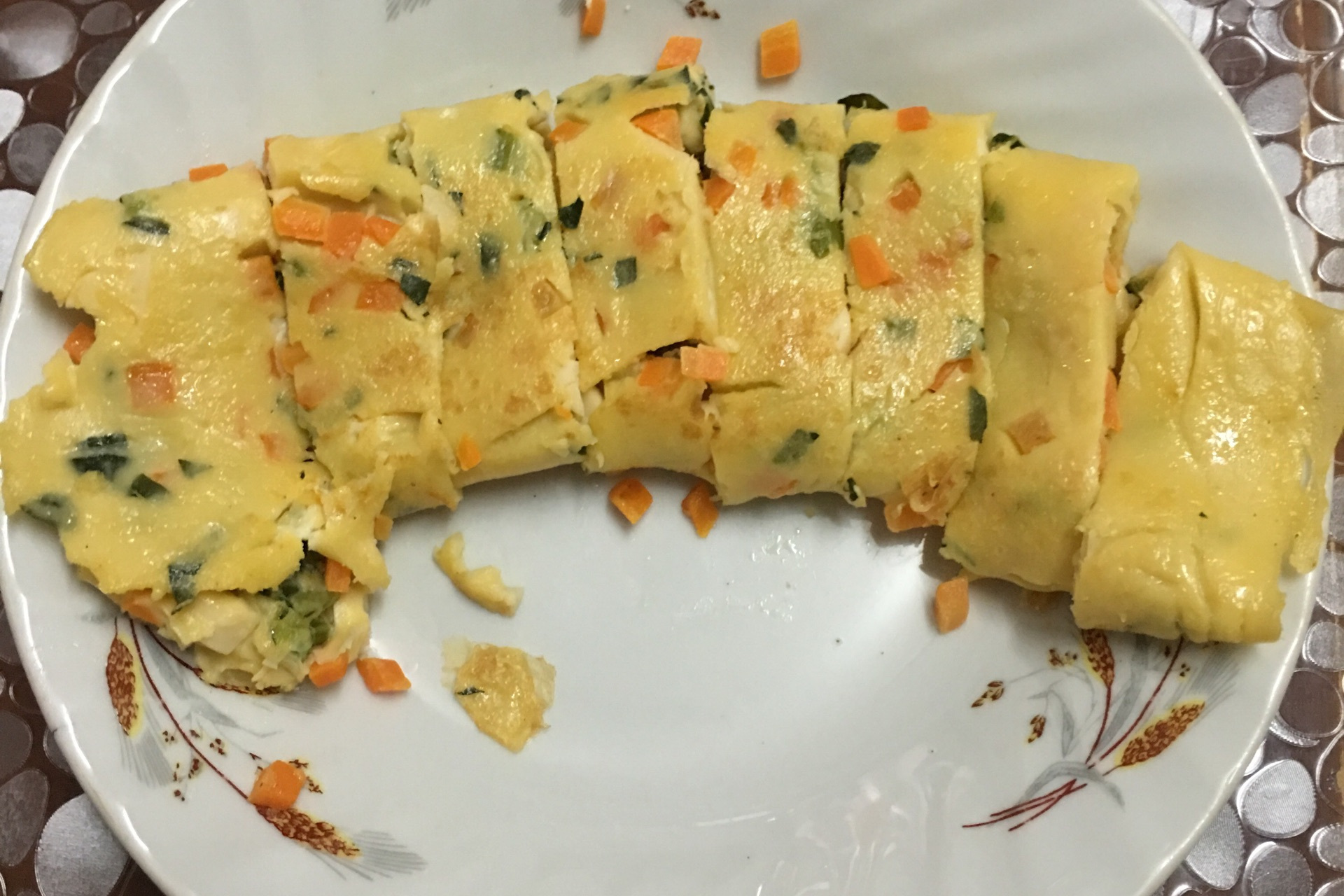 芝士蔬菜鸡蛋饼