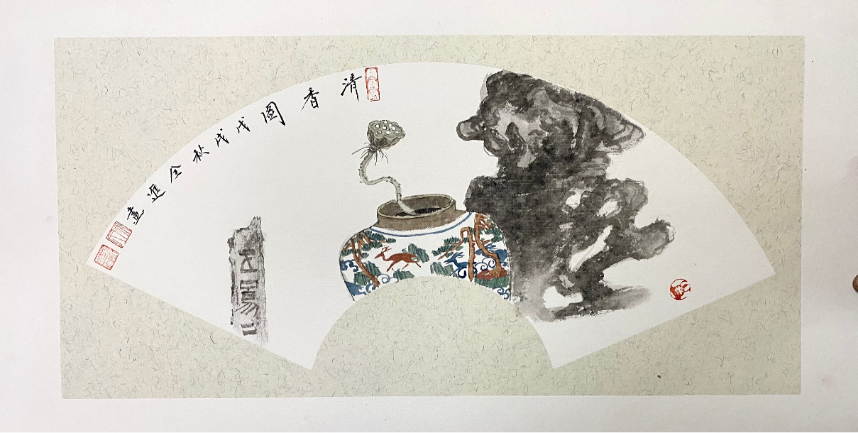  p>陈全进,男,字墨儒,当代书画家.