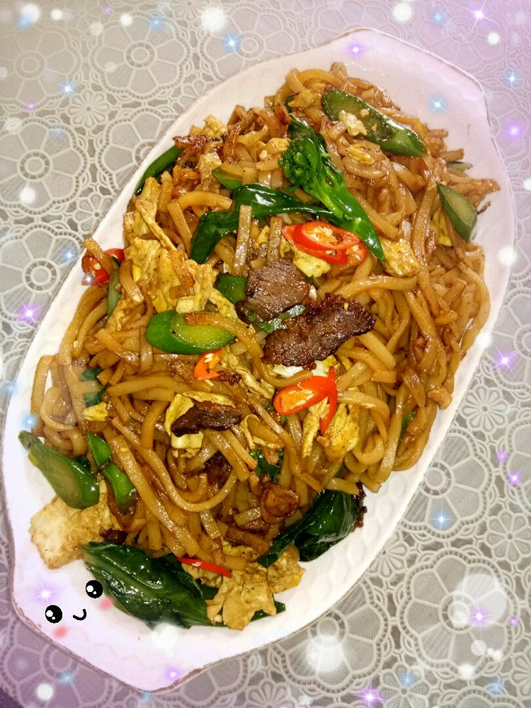 正宗潮汕芥兰炒牛河