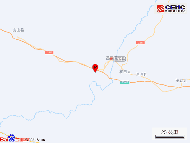 8·13新疆和田地区墨玉县地震