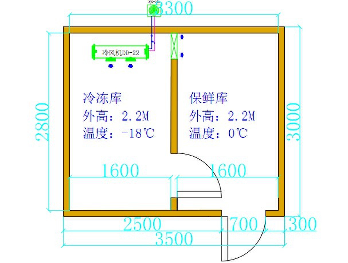 手工冷库平面图如何画 - 知晓星球