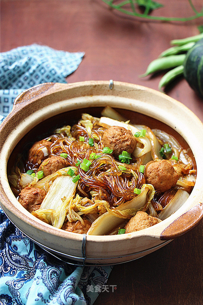白菜粉条丸子