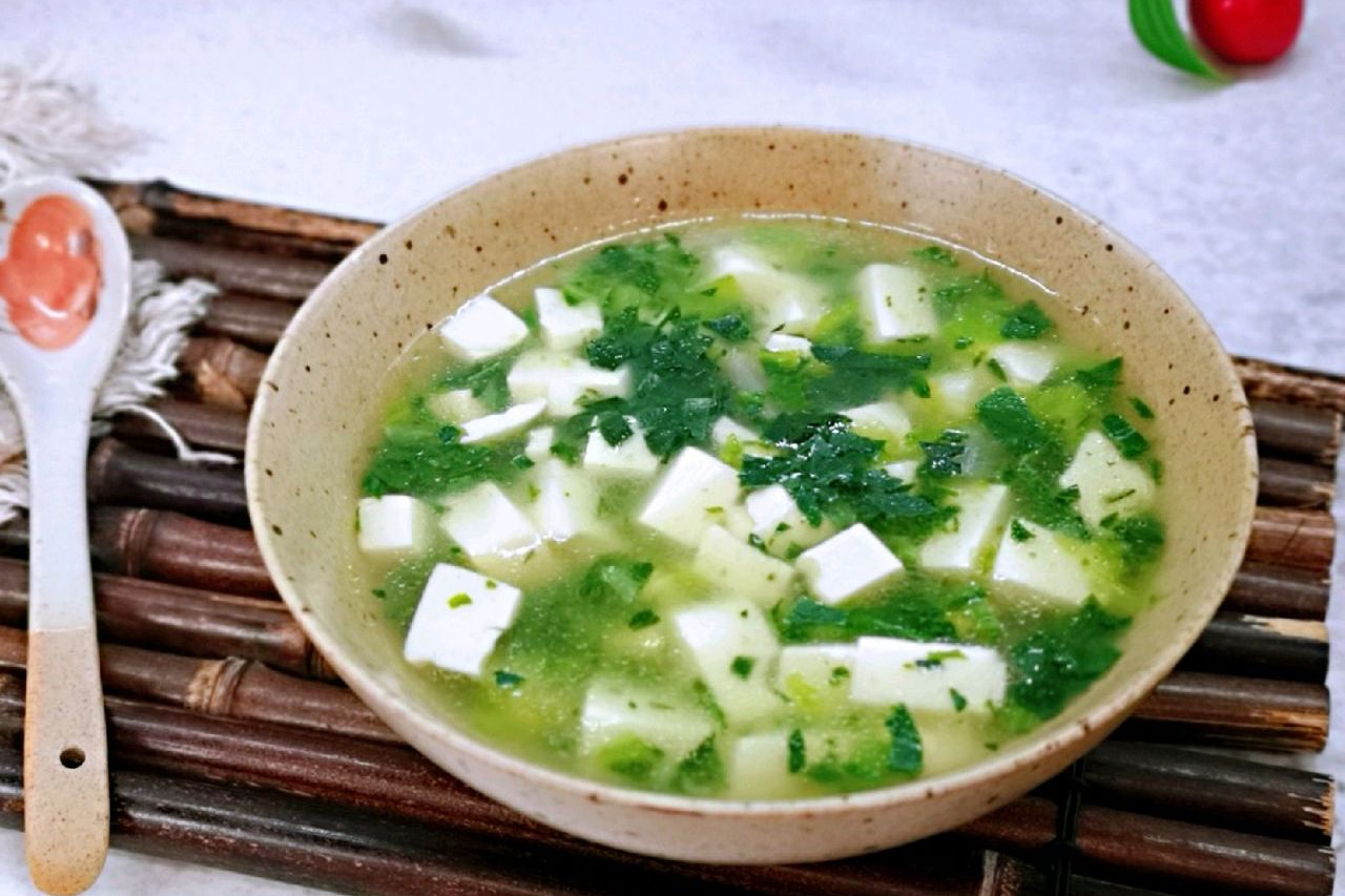 翡翠豆腐汤
