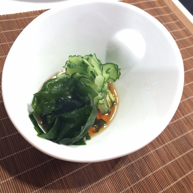 黄瓜凉拌裙带菜