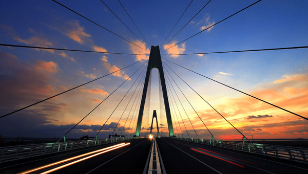 辽宁滨海公路辽河大桥