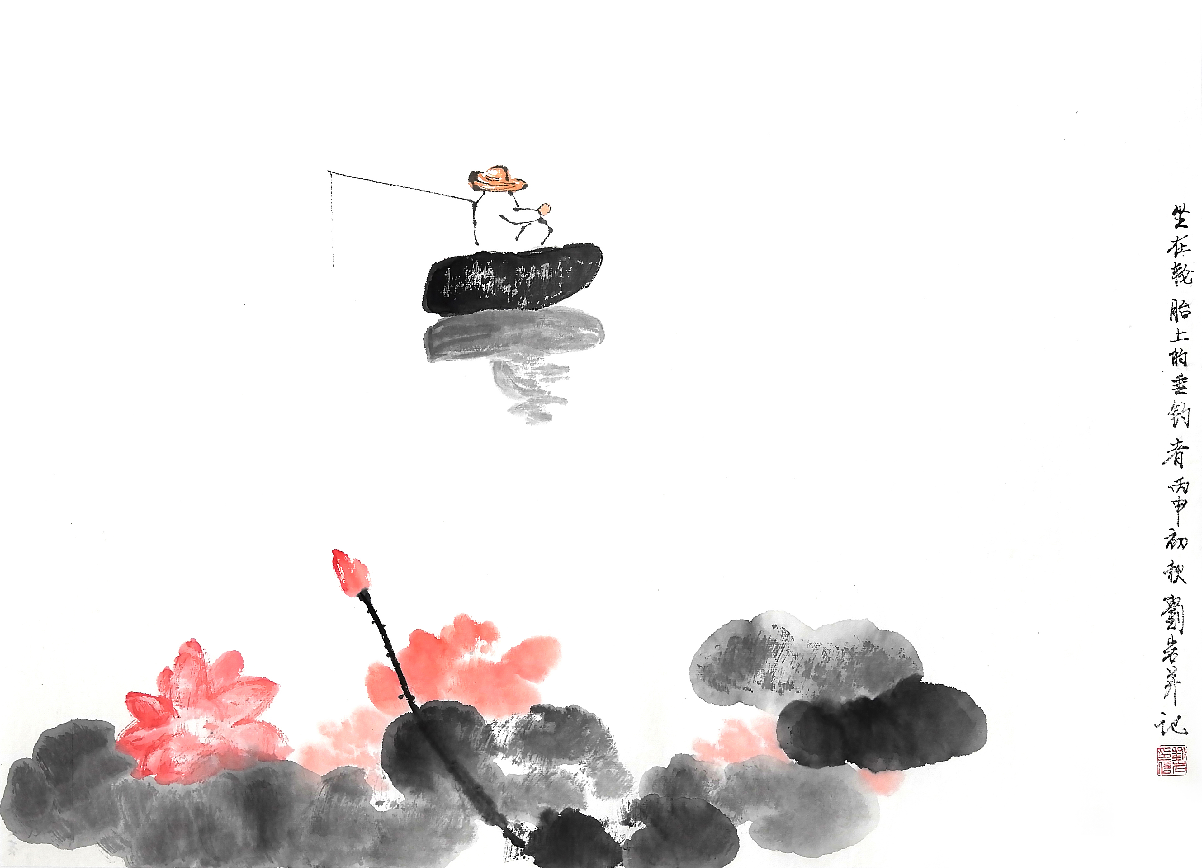 1950年7月25日出生,河北省安新县人(白洋淀),自幼热爱绘画