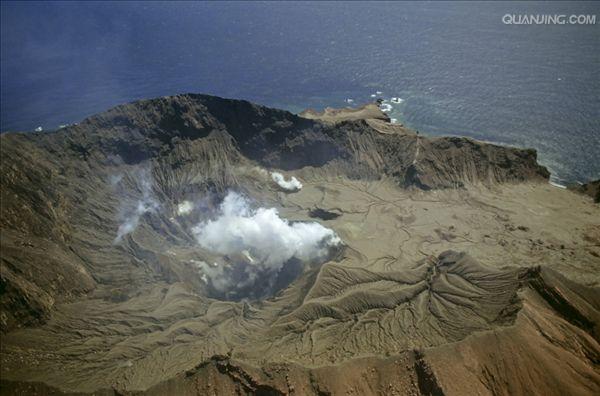 volcanic island