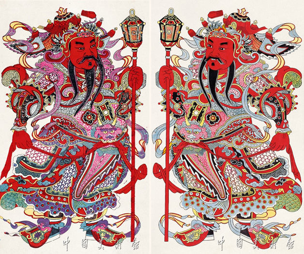  p>年画(new year paintings),是中国绘画的一种,始于古代的" a