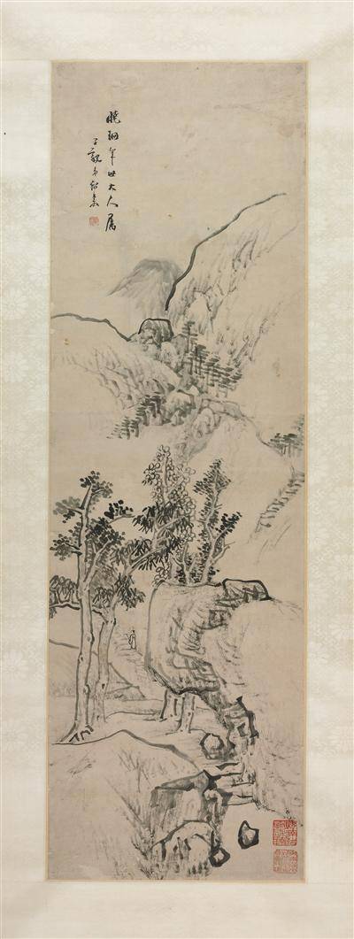 何绍业山水轴_百度百科