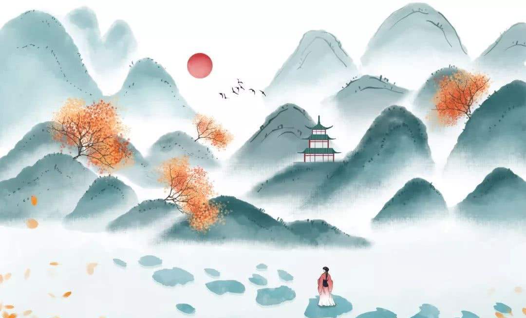 ♥掛軸　善光寺　磨石　禅語　行到水窮処　骨董品　管長 行到水穷处，坐看云起时，这首充满禅意的诗，出自王维之手_百科TA说