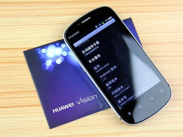  p>华为vision(u8850/远见)是华为在2011年6月发布的一款智能手机.