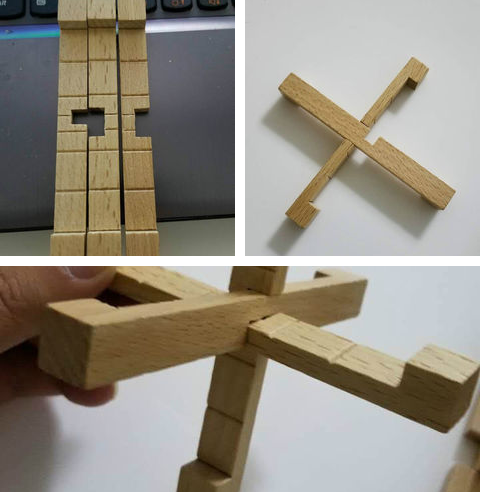 孔明锁13根拼装步骤 - 知晓星球