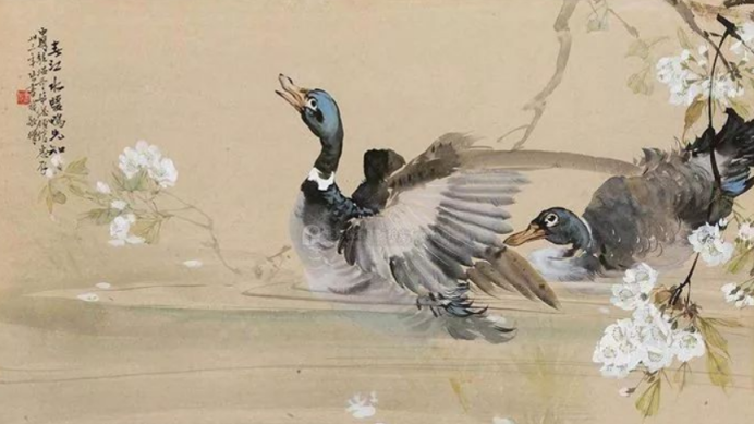 春江晚景，诗与画的完美结合_百科TA说