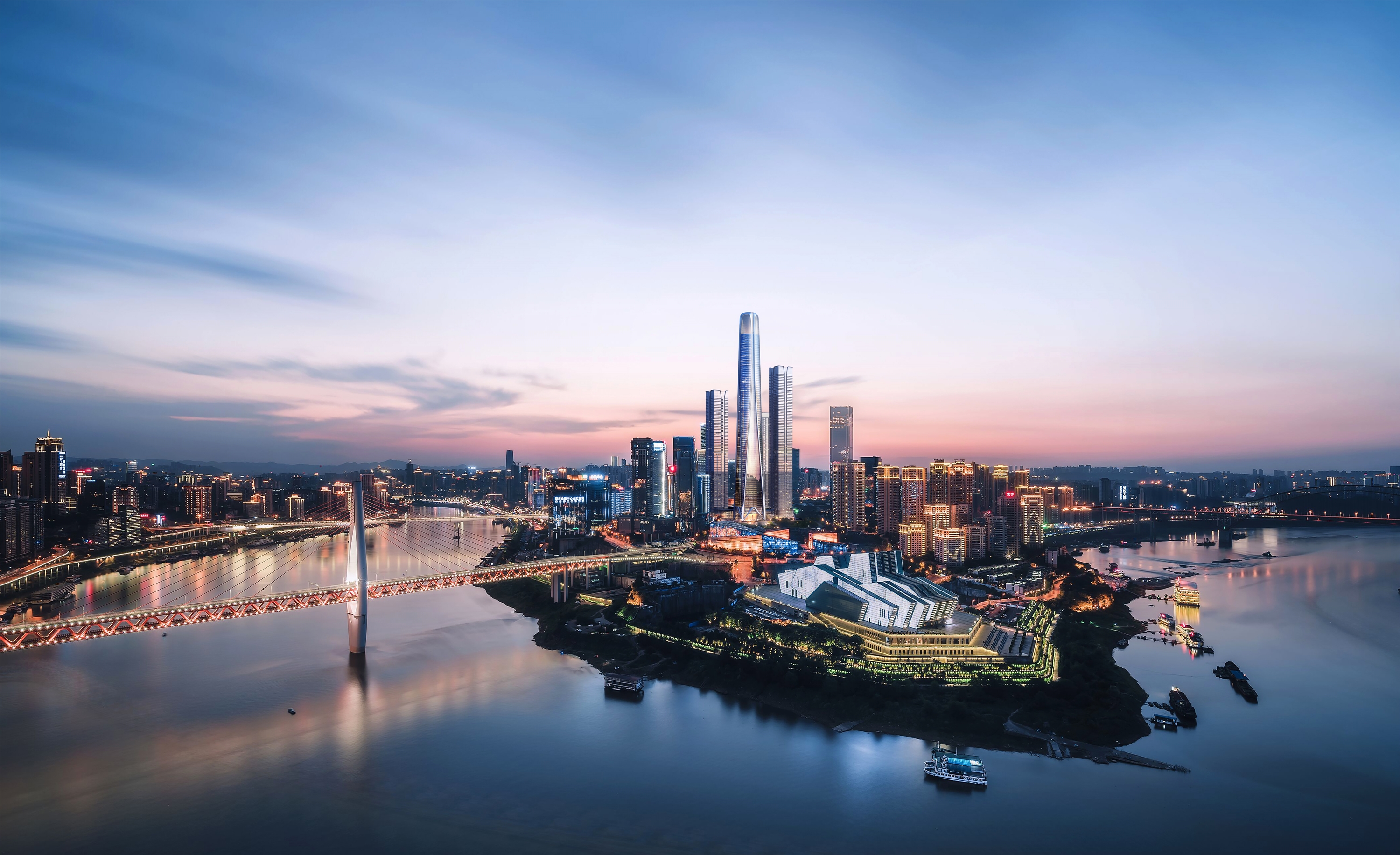  p>江北嘴国际金融中心(a-one)是重庆第一高楼群 sup data-ctrid="2xu